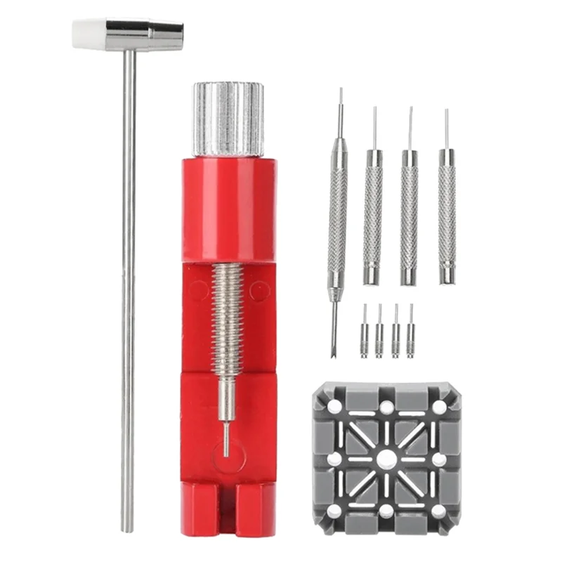 11Pcs Watch Link & Pin Remover Kits Watch Band Tool Adjustable Remover Watch Repair Tool Metal Strap Bracelet Accessorie