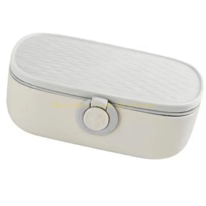 صندوق تنظيم الخيوط الاحترافي QX2E يحتوي على 20 فتحة وغطاء شفاف لتخزين الحرف اليدوية