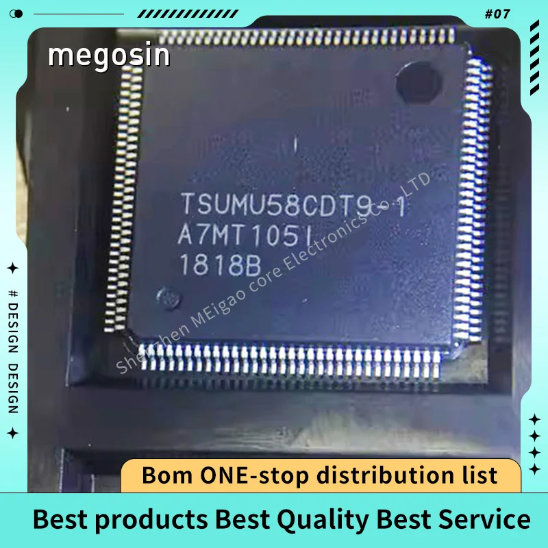 1pcs/lot TSUMU58CDT9-1 TSUMU58CDT9 TSUMU58 LQFP-128 Liquid crystal chip