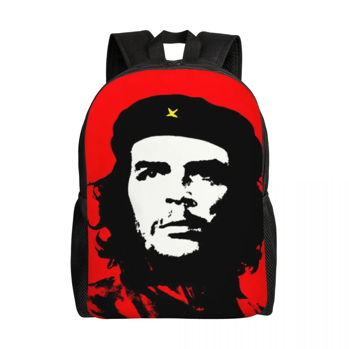 Customized Che Guevara Backpack for Girls Boys Cuba Cuban Socialism College School Travel Bags Bookbag Fits 15 Inch Laptop