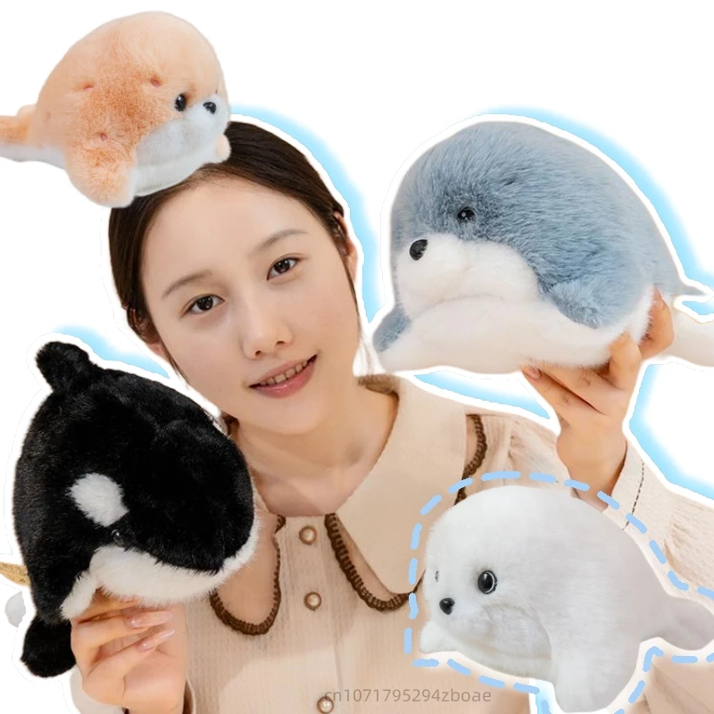 

26 см Kawaii мягкая морская выдра плюшевая игрушка подушка Кит Орка красочные морские животные плюшевые игрушки украшение дома подарок для детей