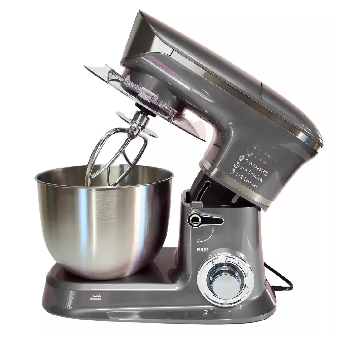 Shiro Stand Mixer 7L with 1300W Motor, Stainless Steel Bowl, 6 Speeds and Planetary Mixing, Ideal for Kneading Dough and Blending Creams, Includes Versatile Accessories for Kitchen Use. #1