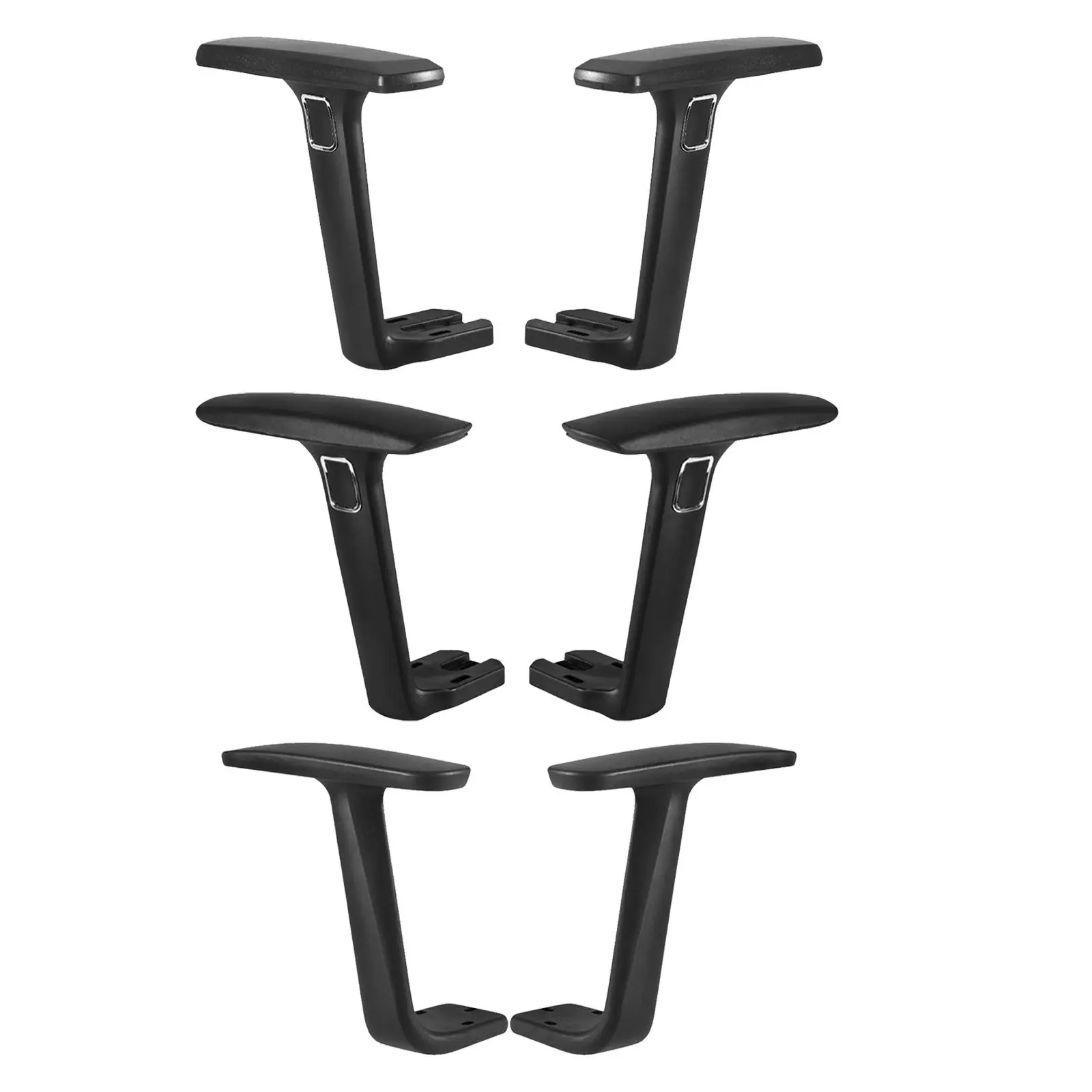 Reposabrazos de Repuesto Ajustables de Plástico para Silla de Oficina, Piezas de Repuesto para Silla Giratoria, para Mejorar la Silla de Juegos
