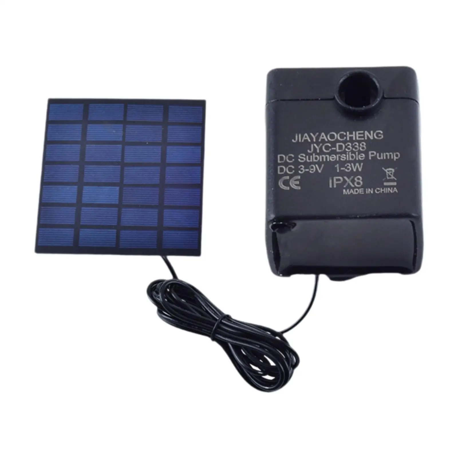 Geyser Pond Pump Kit Tool Easy Installation Solar Pvc Garden Water Pump for Aquarium and Backyard