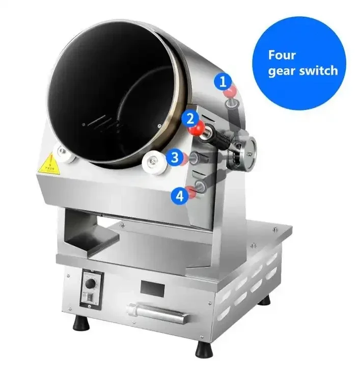 

High Capacity Industrial Automatic Cooking cooker robot stir fry pan wok for restaurant and hotel