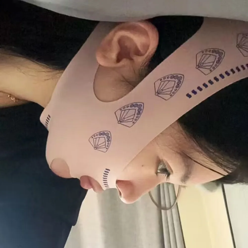 Lift Up Gesichtsgurt Gürtelmaske Anti-Falten Elastizität Lift Ovale Maske Schönheit Wiederverwendbares Gesicht Schlankheitsgurt V-Gesicht
