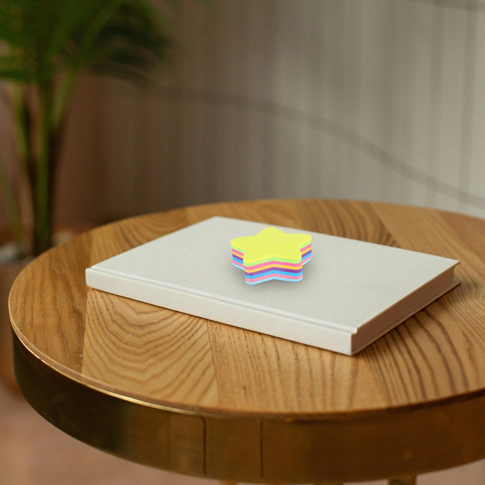 16Pcs Bright Color Star Shaped Sticky Notepads Office School Home Self Adhesive Memo Pads Cute Writing Pads Sticky Tabs