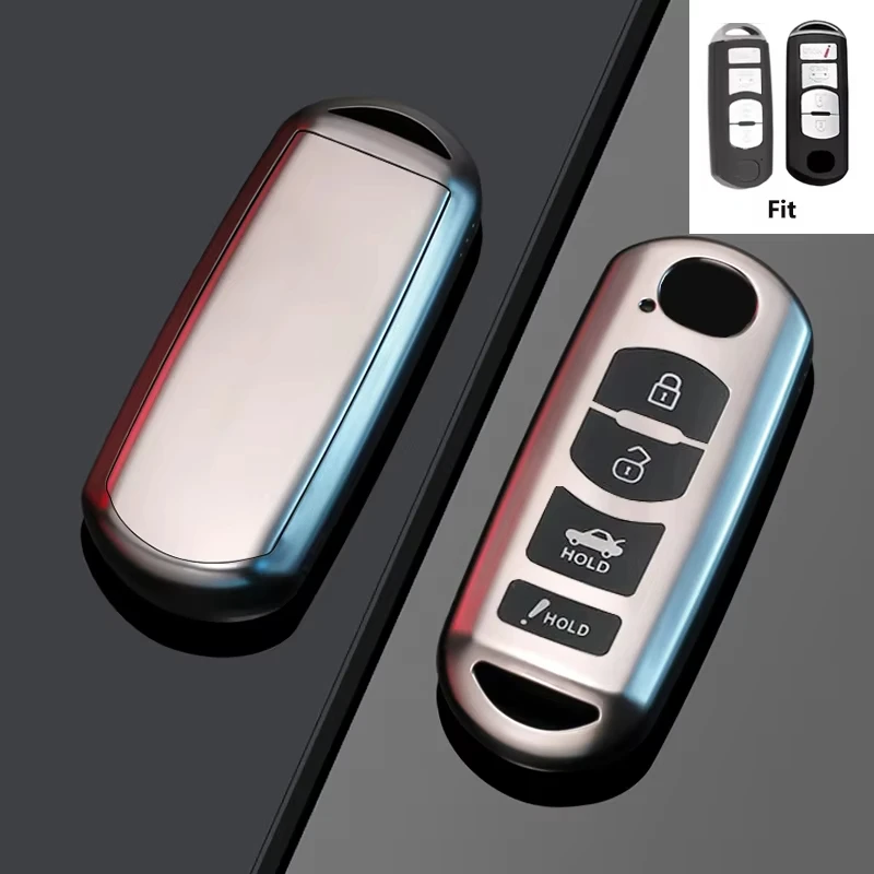 TPU for Mazda 2 3 6 Atenza Axela Demio CX-5 CX5 CX-3 CX7 CX-9 2015 2016 2017 2018 2019 Car Remote Key Case Cover Shell Holder view 3