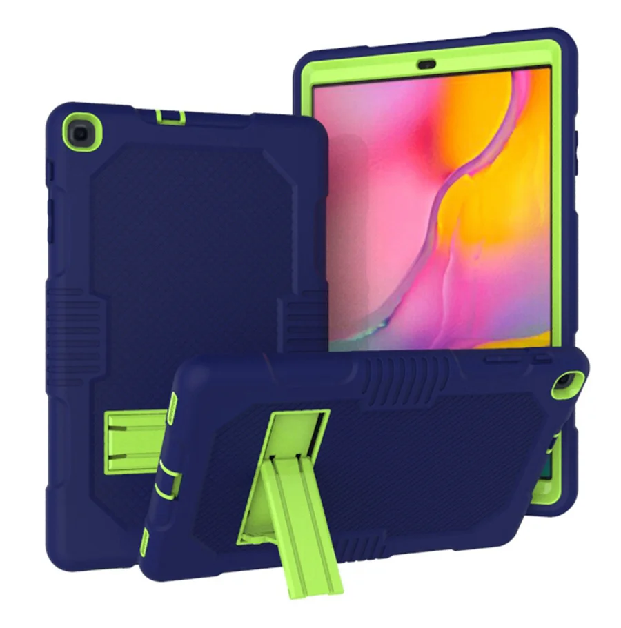 For Samsung Galaxy Tab A 2019 SM T510 T515 10.1 inch 2019 Case Cover Baby Safe Armor Shockproof Heavy Duty Silicone Hard Case