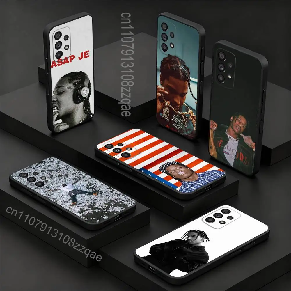 

Rapper A-ASAP Rocky Cool For Samsung S 26,25,24,23,22,30,21,10,9,Ultra,Plus,Lite,FE,4,5G Black Soft Case Phone Case