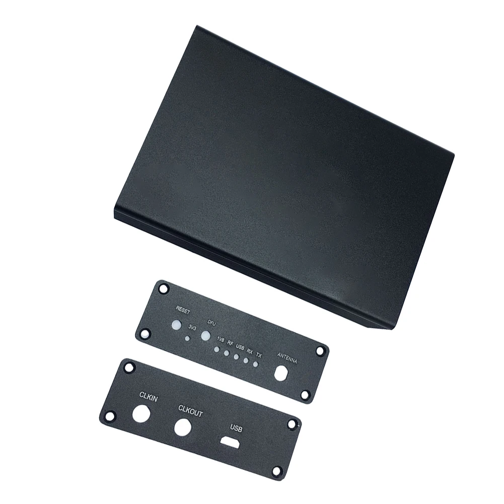For HackRF Aluminum Case 1MHz-6GHz Software Radio Platform Enclosure Matte Black Finish Full Feature Compatibility