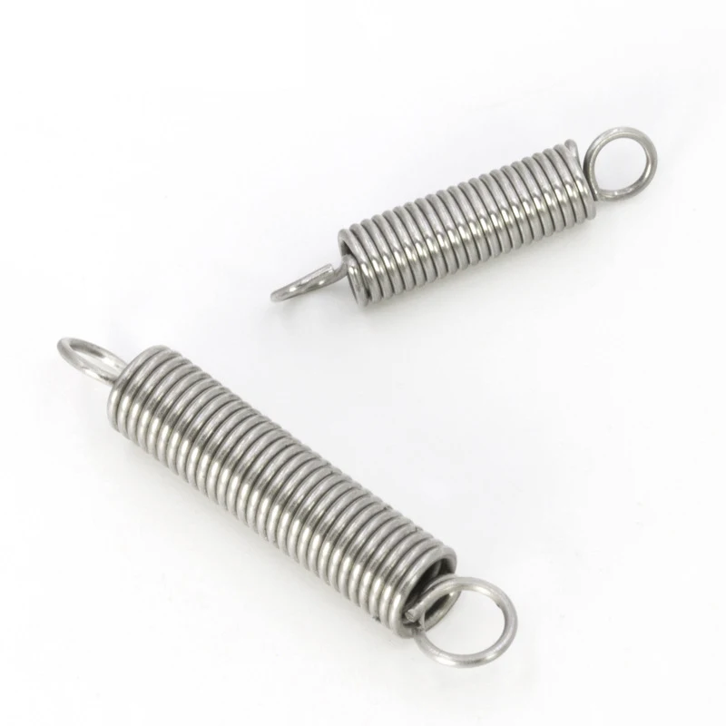 10PCS Silver Stainless Steel Pressure Spring  Compressed Spring Stainless Steel Compression Spring Wire Diameter