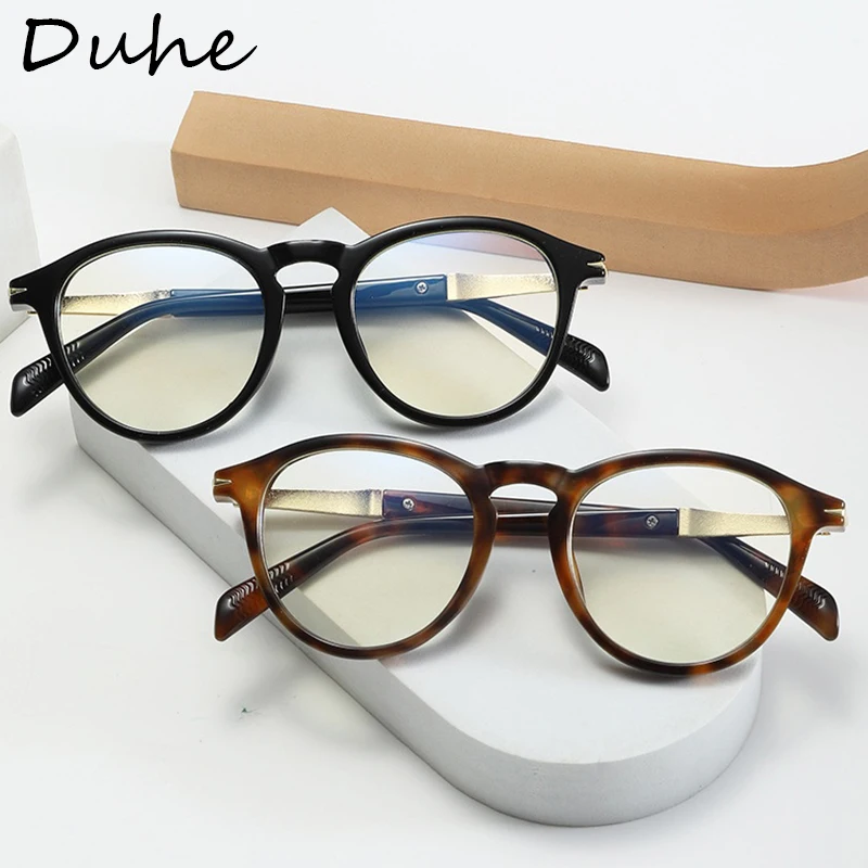 New anti-blue light glasses, mobile phone computer goggles, fashionable flat mirrors, retro radiation-proof glasses frames