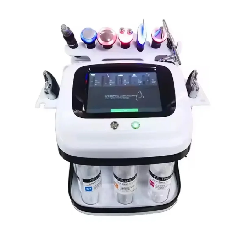 

Oxygen Small Bubble Machine11 in 1 Multifunction Oxygen Jet Peel Skin Care Facial Cleansing Hydra Dermabrasion Beauty Equipment