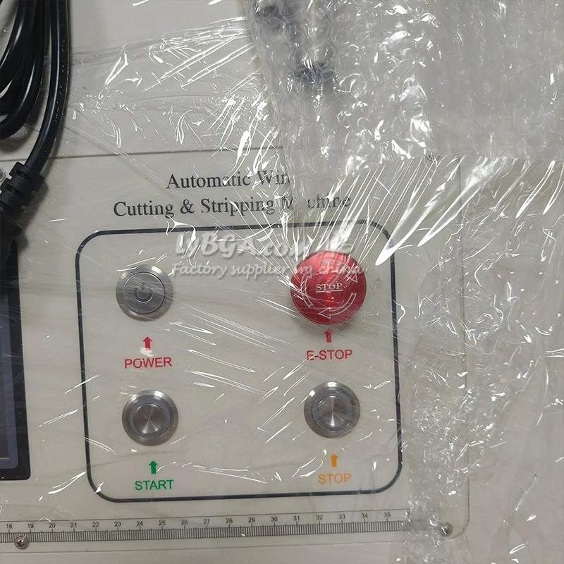 SWT-608-MAX2-ST50 محرك متدرج سلك تجريد وآلة قطع 8 عجلات 800 واط 35mm2 BVR 50mm2 BV التحكم بالشاشة التي تعمل باللمس