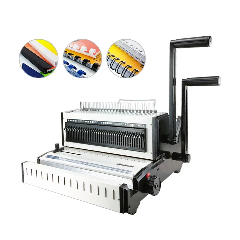 3 in 1 binding  machine wire o and comb  binding machine