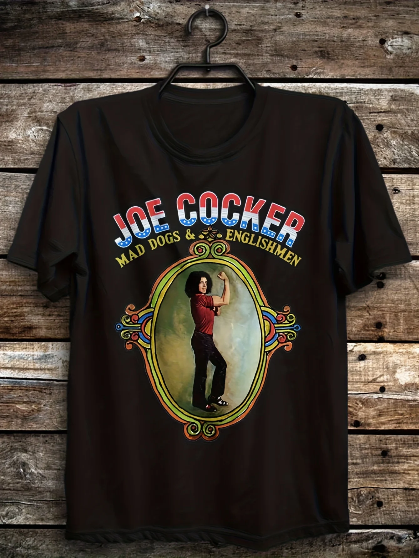 Crazy Dog and Englishman T-shirt | Joe Cocker, You Are So Beautiful Chris Stainton, Suitable for All Seasons, Casual Style
