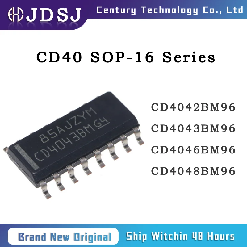 

10PCS/100PCS CD4042BM96 CD4043BM96 CD4046BM96 CD4048BM96 SOP16 Brand New Original Chip