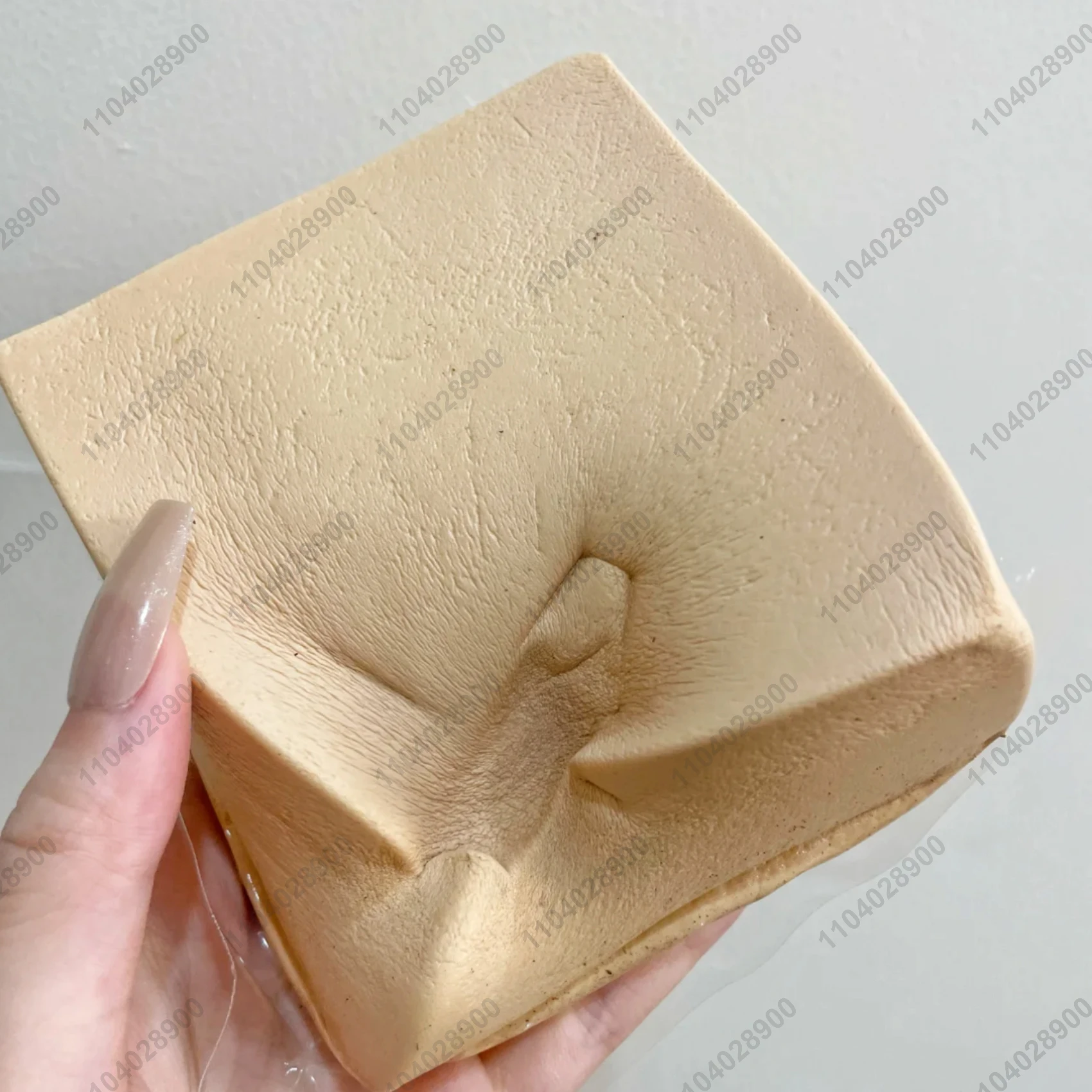 Mousse Cake Slow Rising Squishy Toy Brown Sugar Thick Mousse Square Cake Slow Rebound Squeeze Toy Stress Release Hand Relax Toy