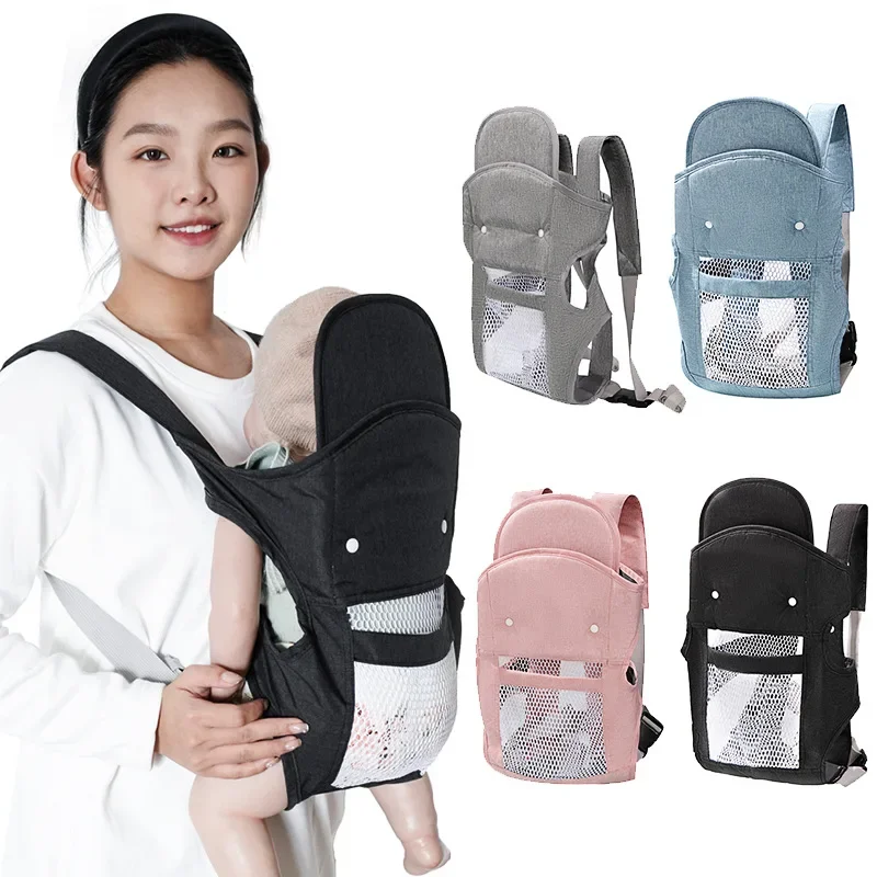

Adjustable Comfortable Sling Backpack Pouch Breathable Front Facing Baby Carrier Wrap Baby Kangaroo Bag