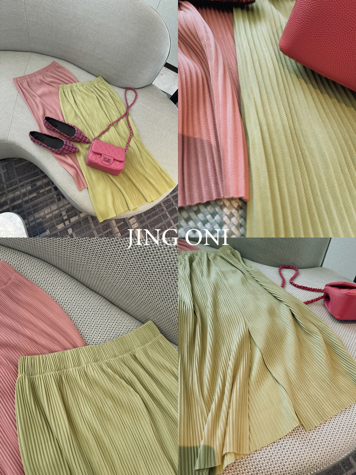 Pleated Long Skirt Y2k Women Clothing Fashion 2023 90s Vintage Korean Stylish Elegant Luxury Tulle Elastic Waist Chic