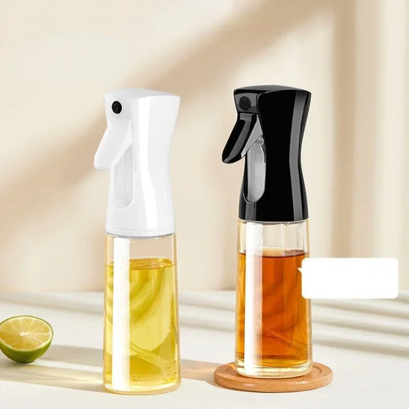 200/300/500ml Oil Spray Bottle Pump Oil Pot Kitchen Camping BBQ Baking Vinegar Soy Sauce Seasoning Bottle Air Fryer Spray Bottle