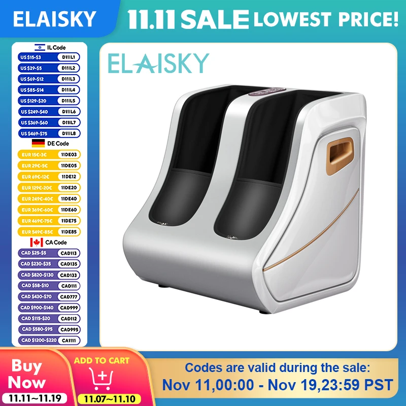 

Массажер для ног для облегчения боли, красный свет, шиацу, стимулятор разминания, массажер для икр, спа-салона для ног, релаксационное лечение