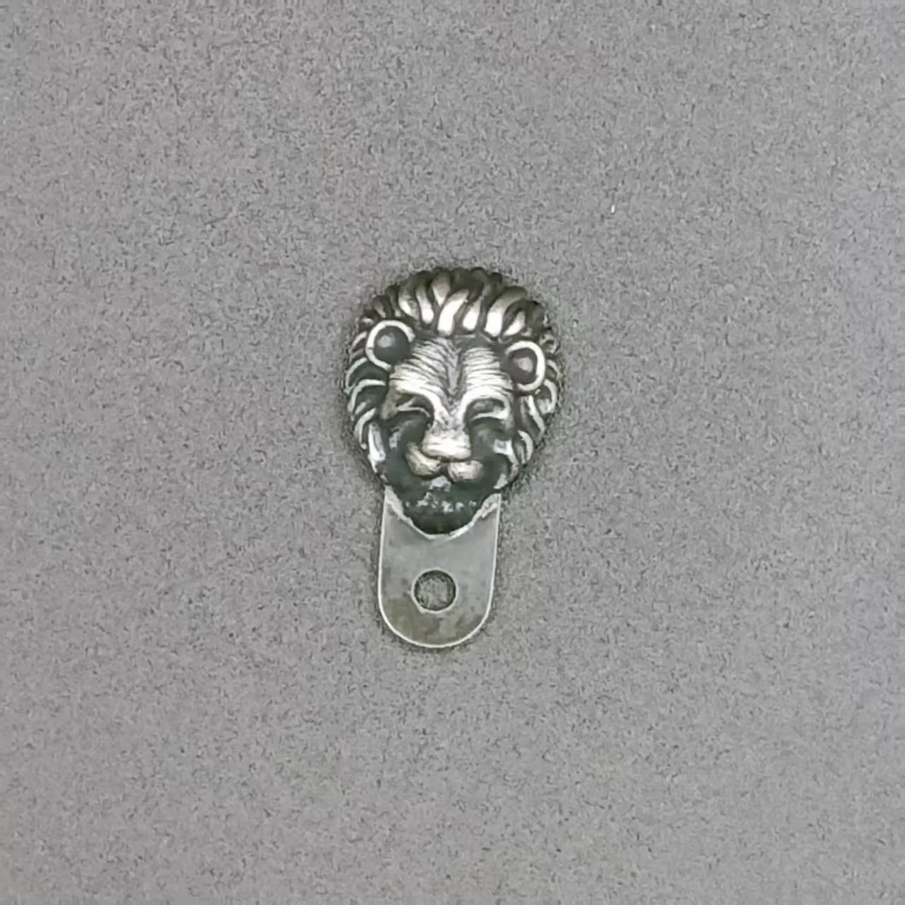 1 Set Custom Made Silver Lion Steel Pocket Clip and Filler Tab for Hinderer XM18 3.5'