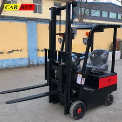 1T Capacity Electric Pallet Small Forklift With Battery Truck Rechargeable Volume 48V Forklifting Machine Can Enter Narrow Way