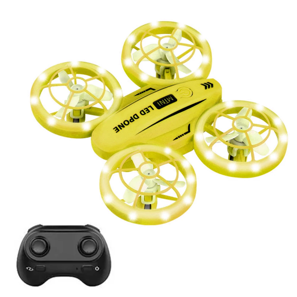 Remote Control Mini Drone for Kids Beginners 2.4GHz Remote Control Stunt Quadcopter with LED Lights Headless Mode