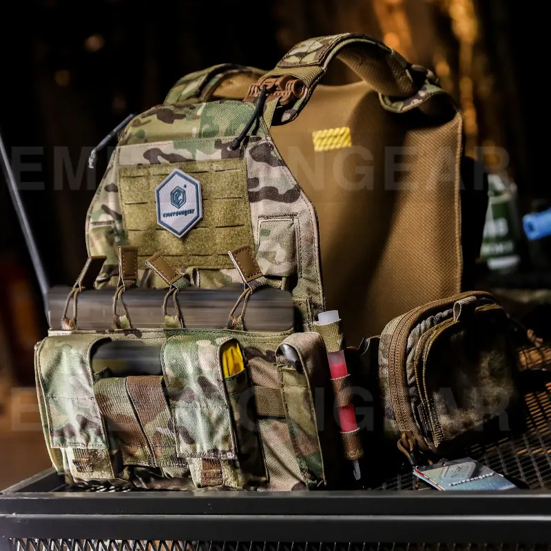 EMERSONGEAR Tactical 556 Magazine Bag Mag Pouch For Airsoft Chest Rig Vest Plate Carrier Outdoor Hunting Shooting Paintball 2