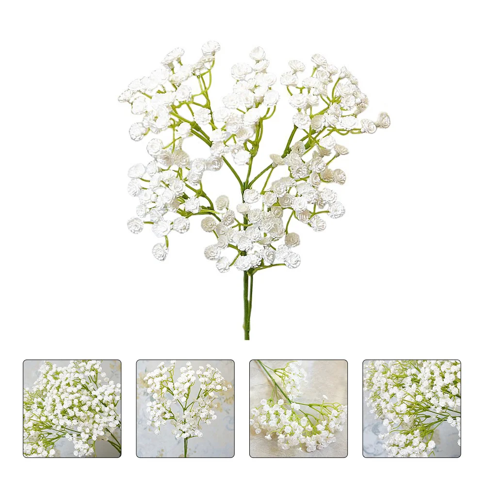 

2Pcs Simulation Gypsophila Artificial Babysbreath Flowers Wedding Party Decoration DIY Bridal Bouquet Material