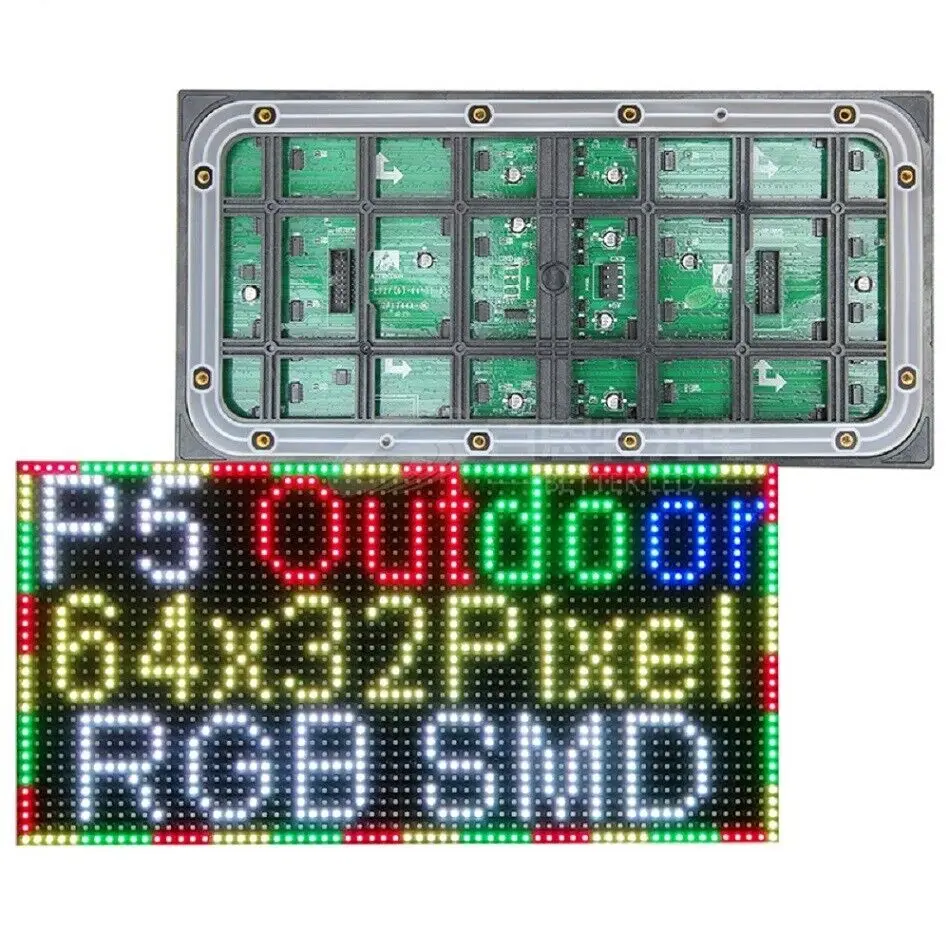 

BOTAI P5 outdoor RGB 320mm*160mm,SMD video led display screen modules 1/8s 64*32dots