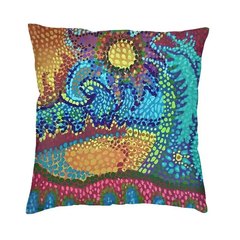 Dot Art Yayoi Kusama Art Modern Throw Pillow Cover Bedroom Decoration Abstract Vision Cushions for Sofa 45x45cm Pillows