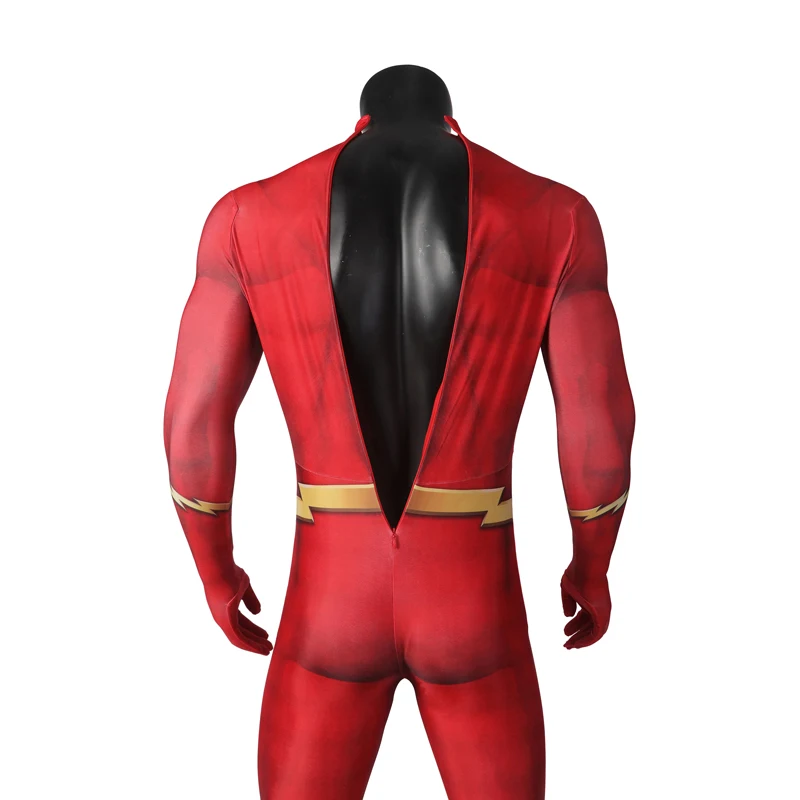 Superhero Cosplay Costume Boys Bodysuit Zentai Full Body Suit Party Jumpsuit Halloween Carnival Barry Season 8 Jason Garrick