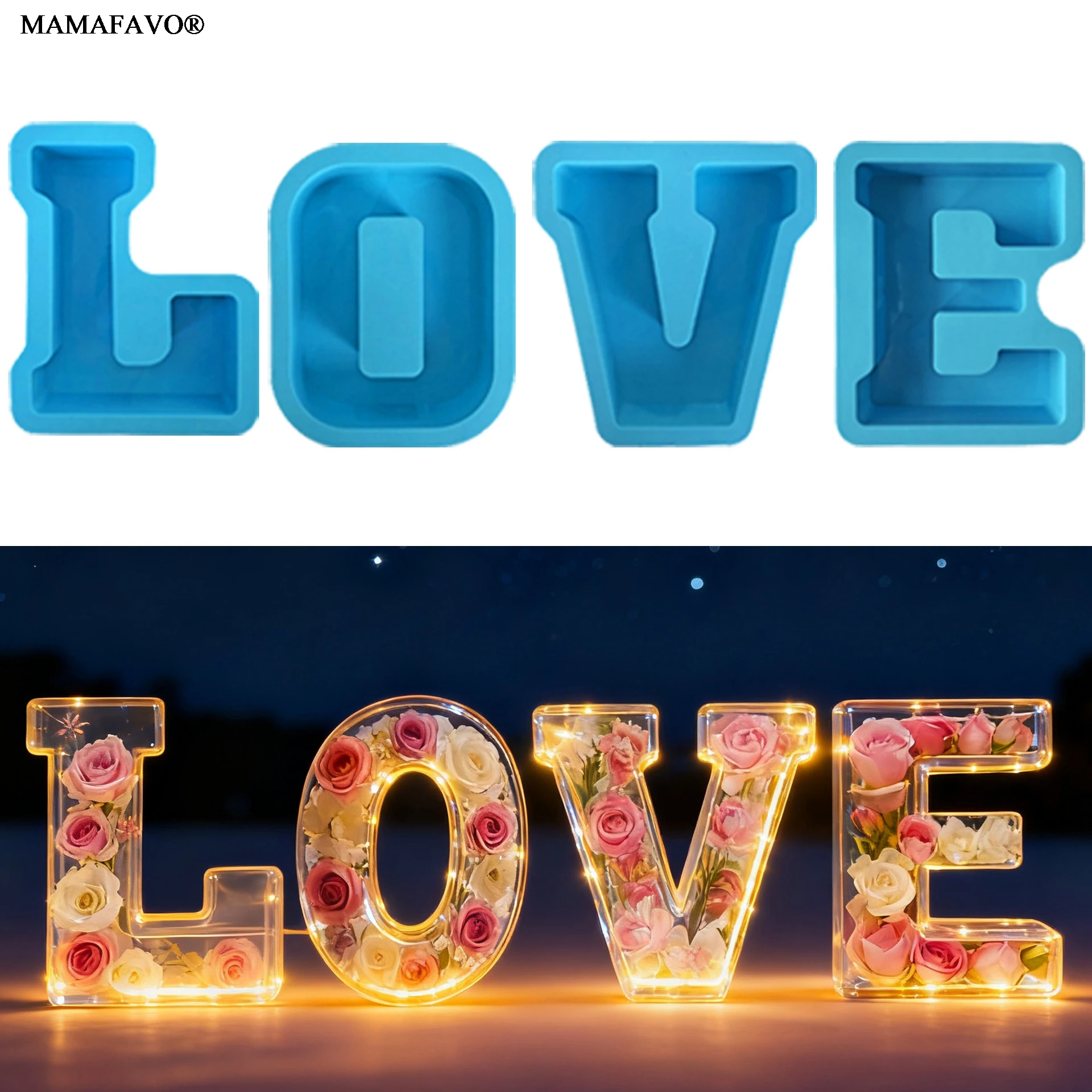 26 Capital Letters Birthday Party Craft Gift Making Home Decor Silicone Candle Mold DIY Handmade Soap Epoxy Resin Wax Mould F220
