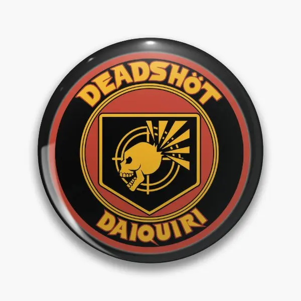 Deadshot Daiquiri  Soft Button Pin Cute Brooch Creative Clothes Women Funny Badge Decor Fashion Collar Lapel Pin Jewelry Lover