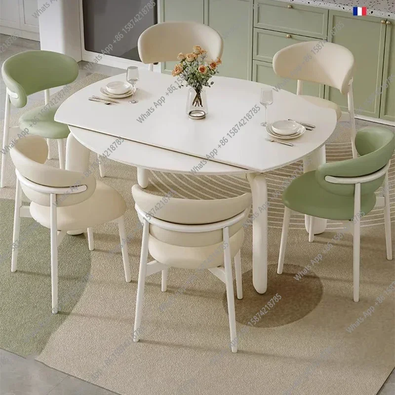 B3 XS Mobile Restaurant Dining Table Kitchen Desk Extendable Study Modern Luxury Dining Table Lounge Designer Mesa Home Furnitur