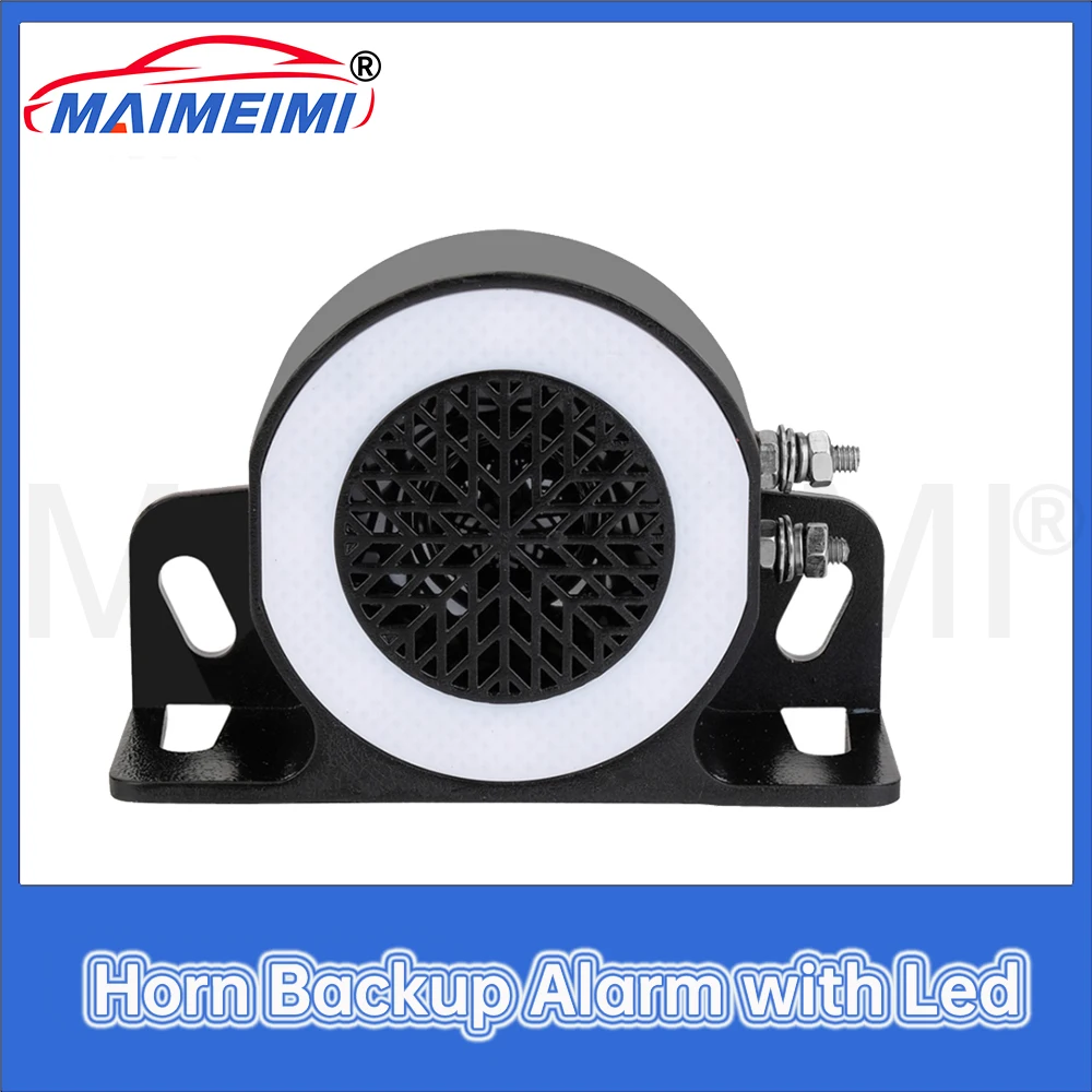 

12V--48V Beep Sound Reverse Horn Backup Alarm with Led Waterproof Sound Back-up Alarm for Truck and Bus
