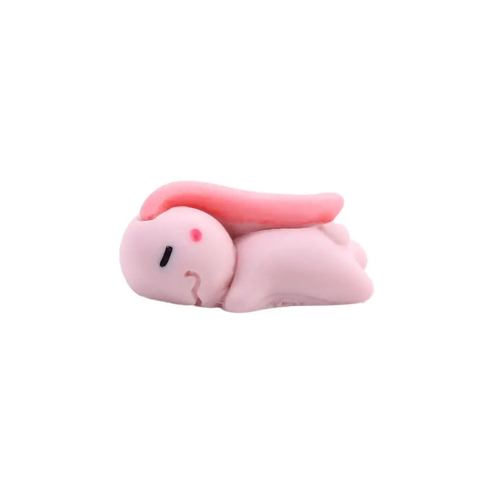 Mini Cute Bear Bike Decor Cartoon Center Console Car Ornaments Sleeping Animals Figure Interior Ornaments Car Decoration