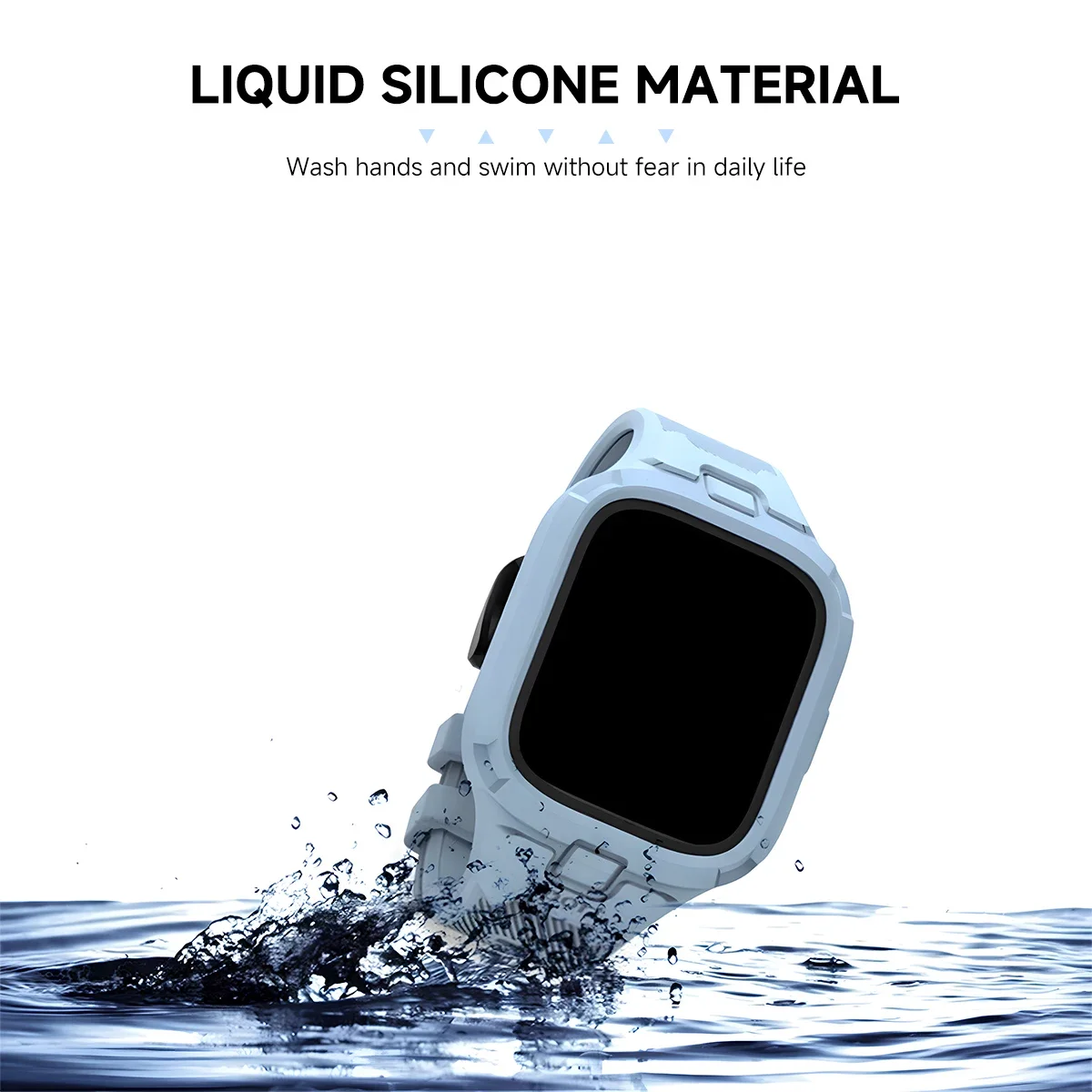 HEISS! Sport-Silikonarmband für Xiaomi Redmi Watch 6/5/4/3 Ersatz-Soft-TPU-Armband für Honor X5i Armband Correa Gürtel – Detail 2