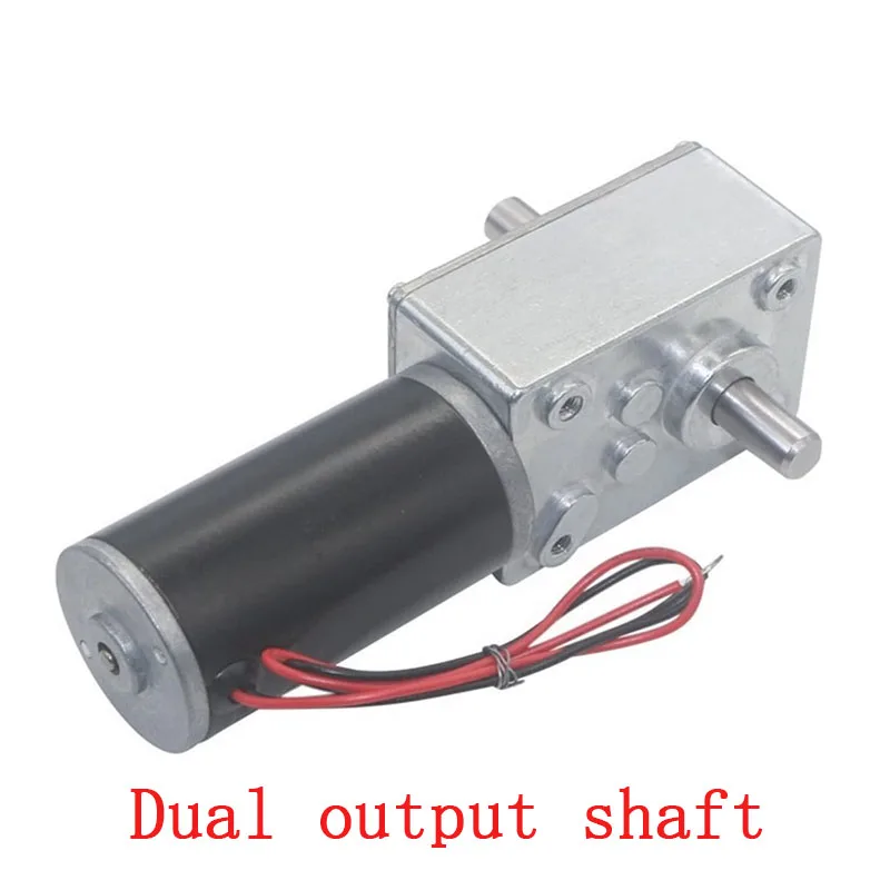5840-31ZY Turbine Worm Reducer Motor DC 12V 24V 7RPM~470RPM Speed Adjustable DC Gear Motor Self-locking High Torque