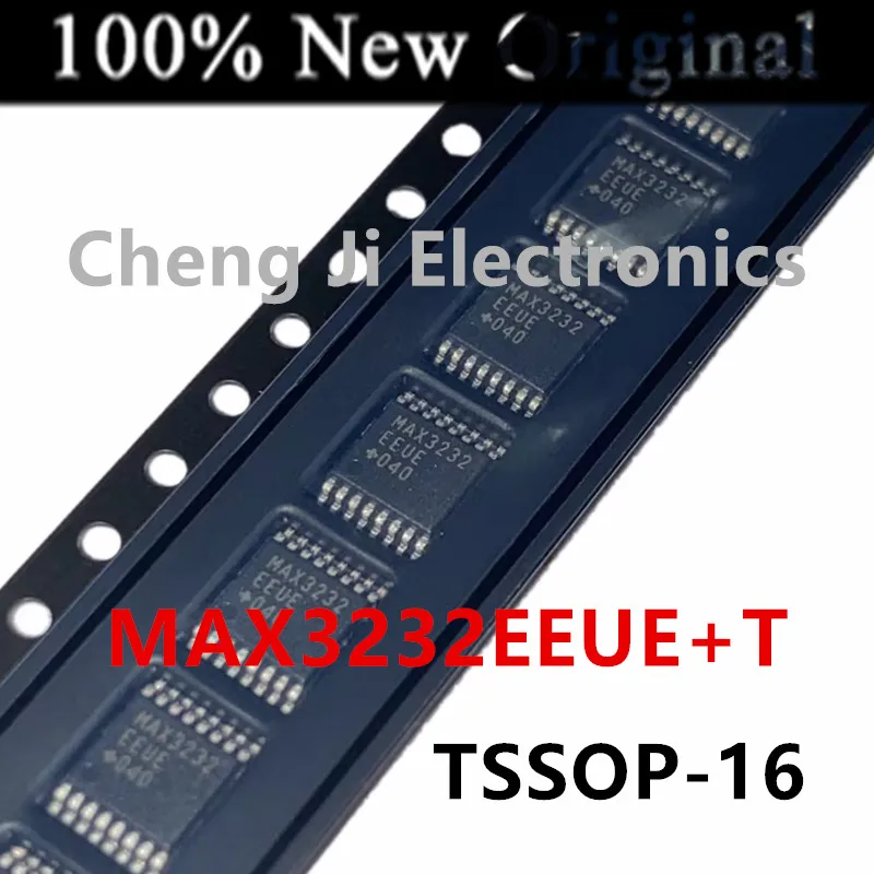 10PCS/Lot    MAX3232EEAE+T   SSOP-16 、MAX3232EEUE+T 、MAX3232ECAE+T    New Original RS-232 Interface Line Driver Chip   MAX3232