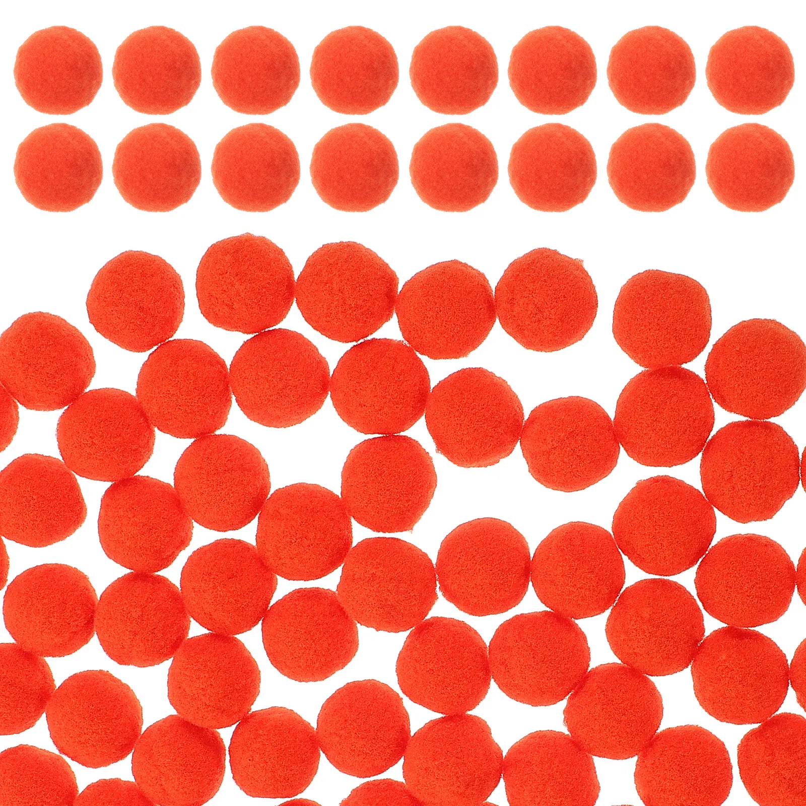 

Набор из 500 разноцветных мягких эластичных полиэстеровых шариков диаметром 25 мм для детских поделок, аксессуаров для костюмов, украшений для сумок, брелоков