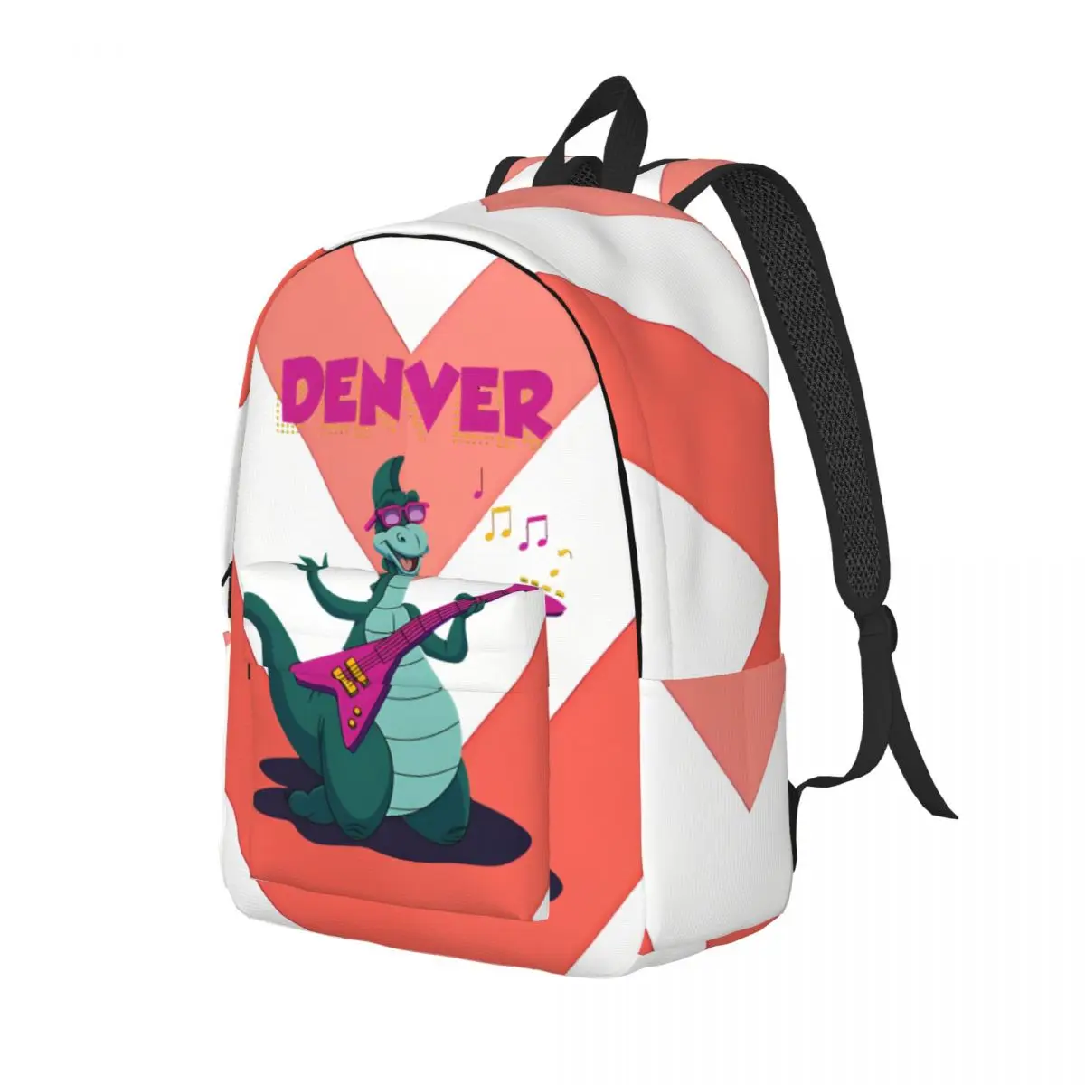 Back To School Gift Denver The Last Dinosaur Retro Washable Storage Bag Denver the last dinosaur Dual-Use Office Workers Bookbag