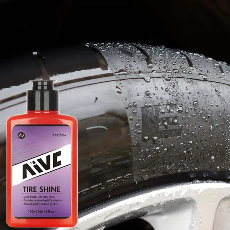 Tire Shine Coating Car Type Wax Polish High Gloss Agent Long Lasting Protection Type Shiny Cream Polisher Auto Tire Renovator