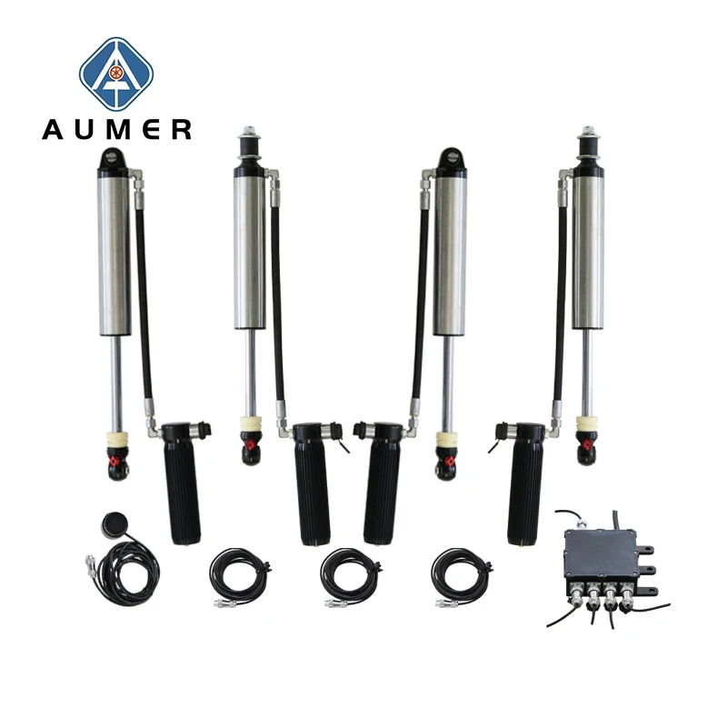 Aumer Damping Force Remote Control Electronic Adjustable Shock Absorber 4x4 Off Road Suspension Lift Kit For JEEP Wrangler JK JL