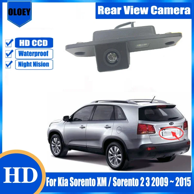 HD rear Camera For Kia Sorento XM / Sorento 2 3 2009 2010 2011 2012 2013 2014 2015 Night Vision Backup Parking Reversing Camera