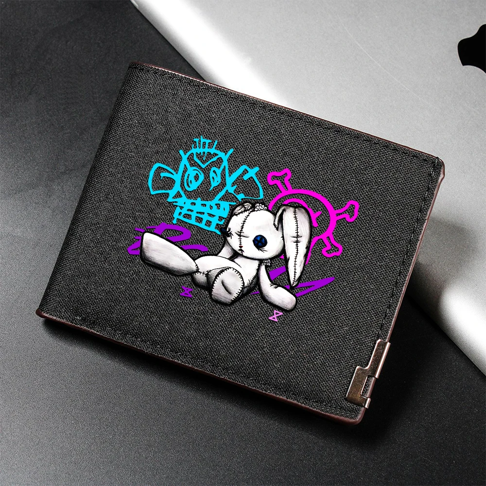 Arcane League of Legends Wallet Adult Anime Fashion Card Holder Men Creative Printed Wallets Casual Accessories Money Bag Gifts