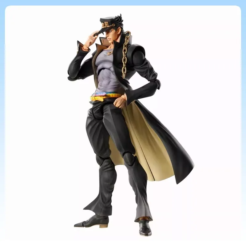 

25cm JoJo's Bizarre Adventure Jotaro Kujo Action Figure Star Platinum Model Articulated Collectible Statue Toy Birthday Gift